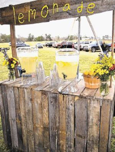 Лимонад-бар на свадьбу